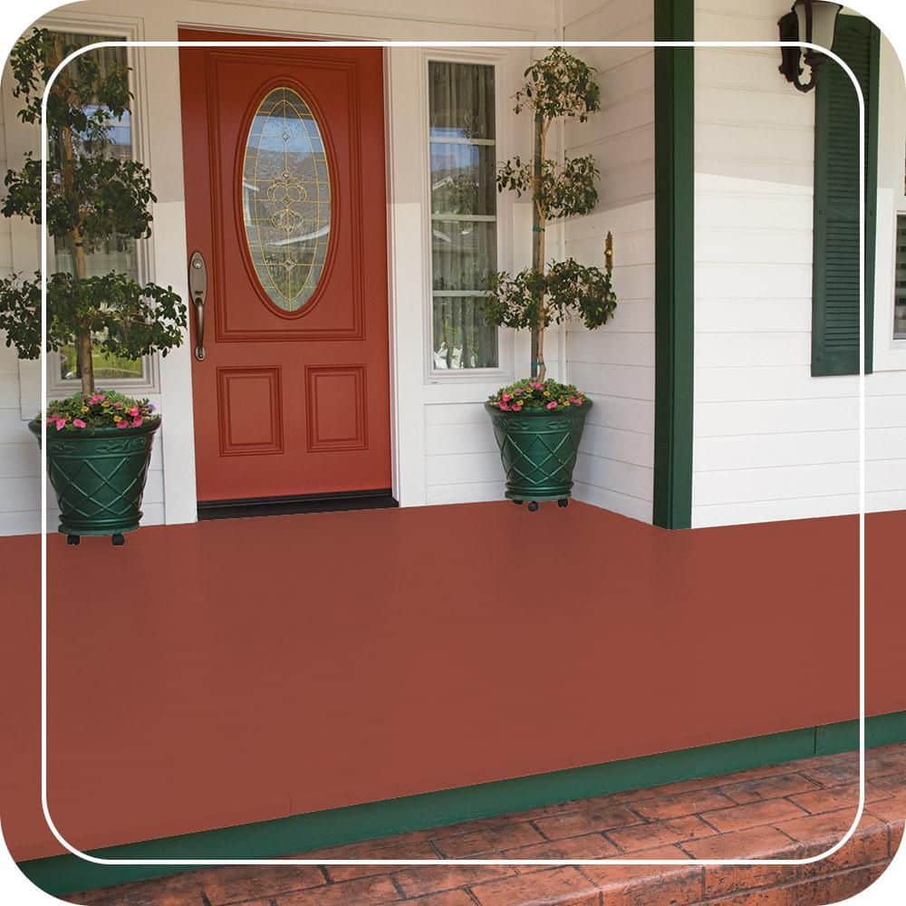 BEHR PREMIUM #PPU2-14 Low-Lustre Enamel Interior/Exterior Porch and Patio Floor Paint (2)