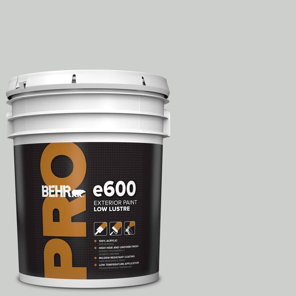 BEHR PRO 5 gal. #N460-2 Planetary Silver Low Luster Exterior Paint