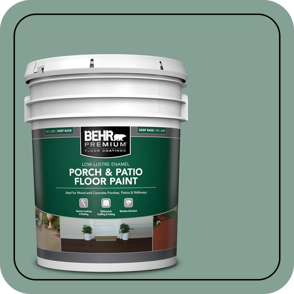 BEHR PREMIUM #S420-4 Low-Lustre Enamel Interior/Exterior Porch and Patio Floor Paint (1)