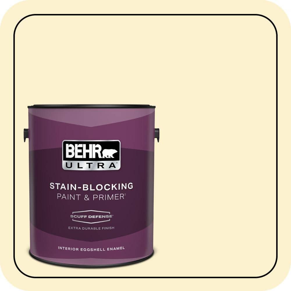 BEHR ULTRA 1 gal. #P280-1 Summer Bliss Extra Durable Eggshell Enamel Interior Paint & Primer