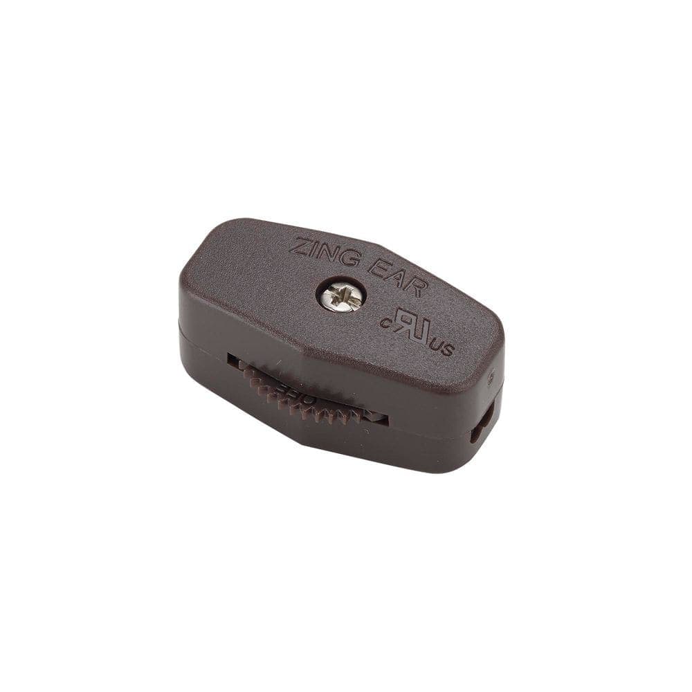 Bel Air Lighting Brown 3 Amp Feed-Through On/Off Lamp Switch Replacement (2)