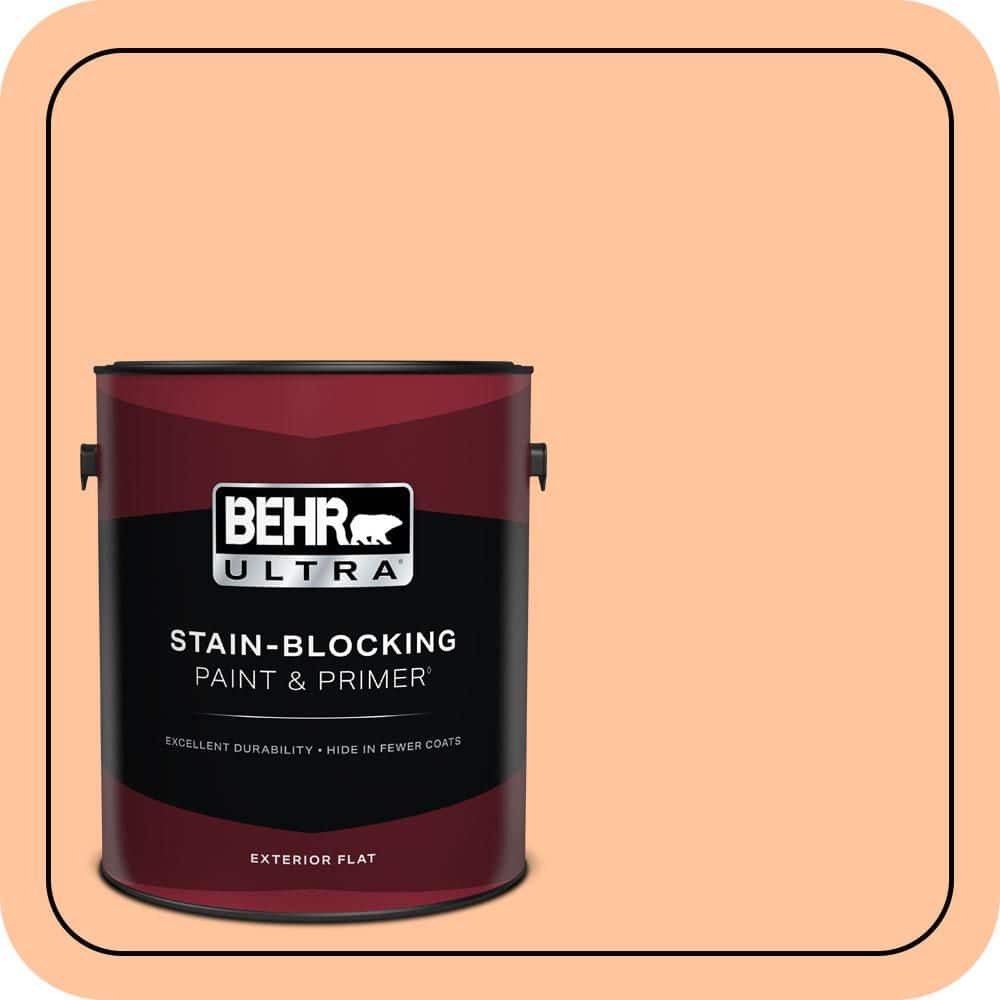 BEHR ULTRA 1 gal. #P210-3 Gumdrops Flat Exterior Paint & Primer