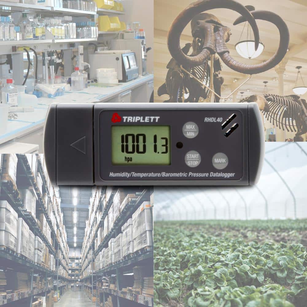 TRIPLETT Temperature/Humidity/Barometric Pressure PDF Datalogger with Cert. of Traceability to NIST (2)