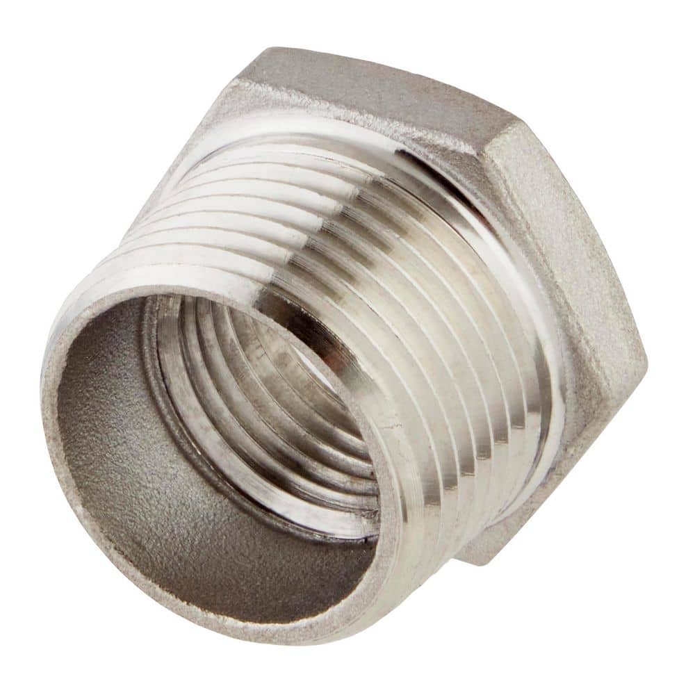 ProLine 3/4 in. MIP x 1/2 in. FIP Stainless Steel Bushing Fitting (1)