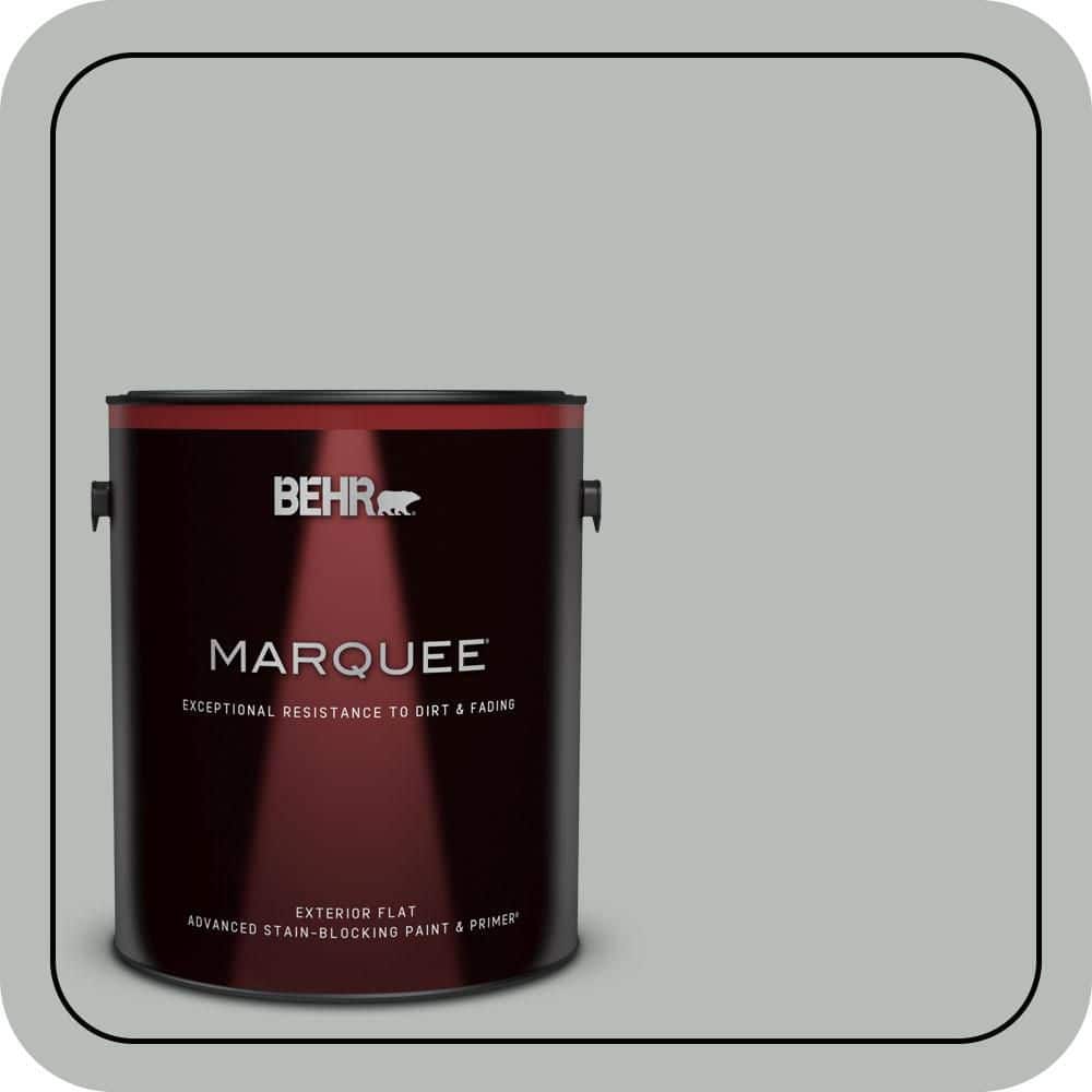 BEHR MARQUEE 1 gal. #T18-19 Quiet Time Flat Exterior Paint & Primer