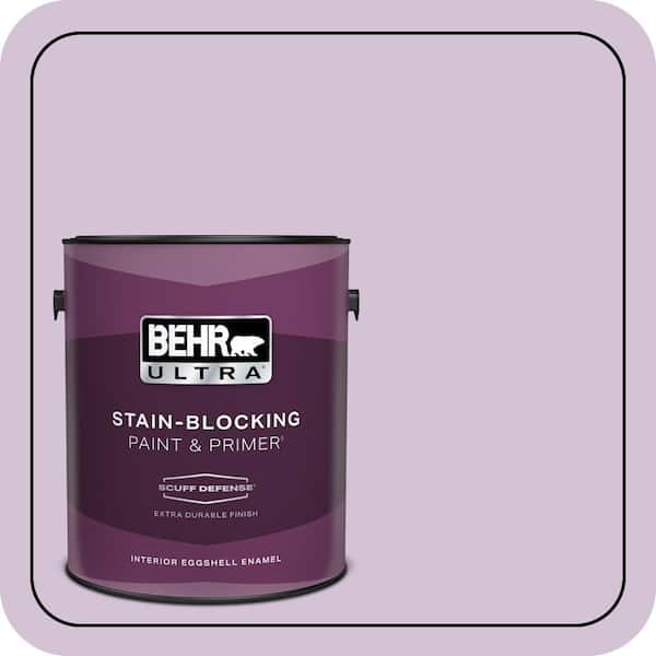 BEHR PREMIUM PLUS #M100-2 Seedless Grape Enamel & Primer Color Sample (2)