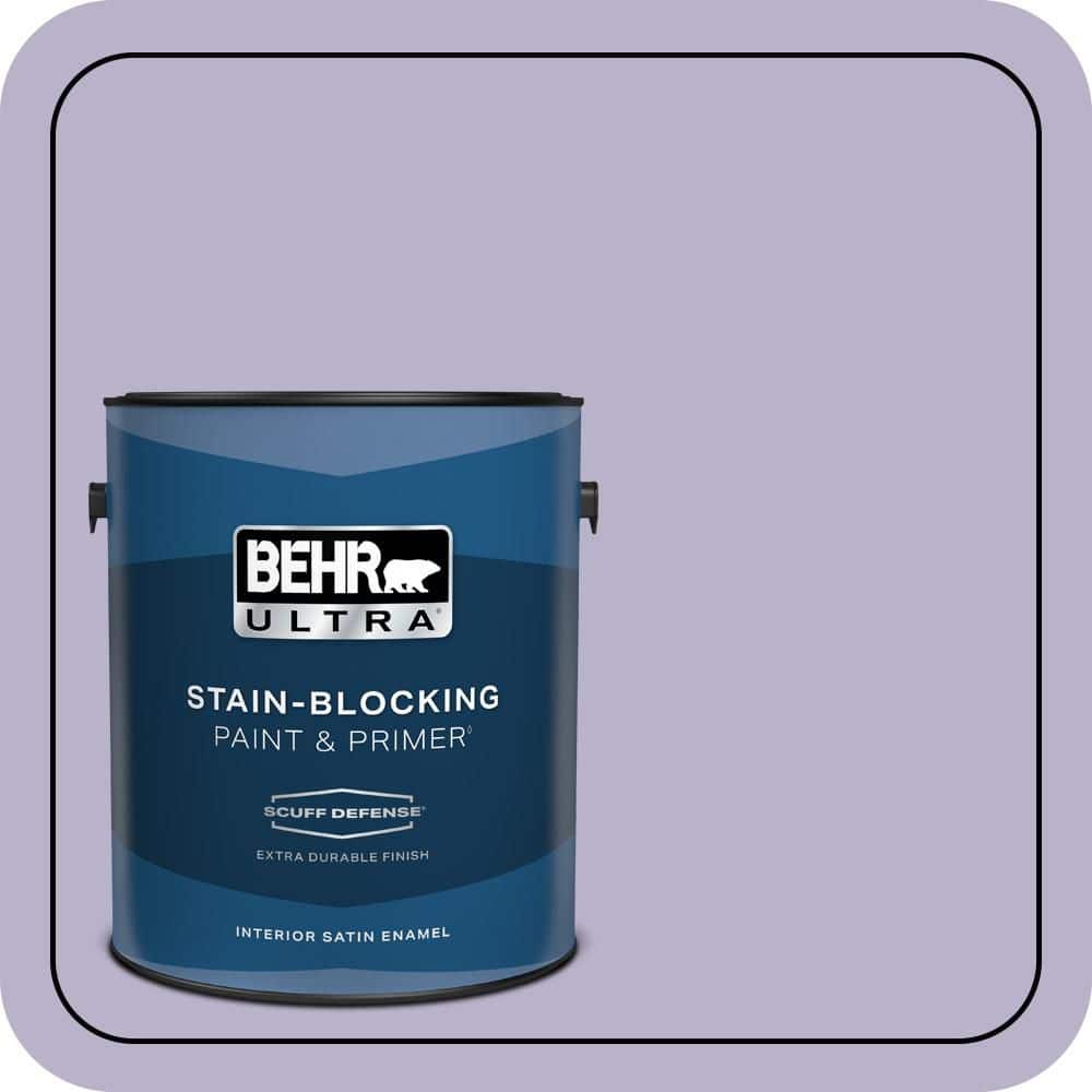 BEHR ULTRA 1 gal. #S570-3 Bohemianism Extra Durable Satin Enamel Interior Paint & Primer