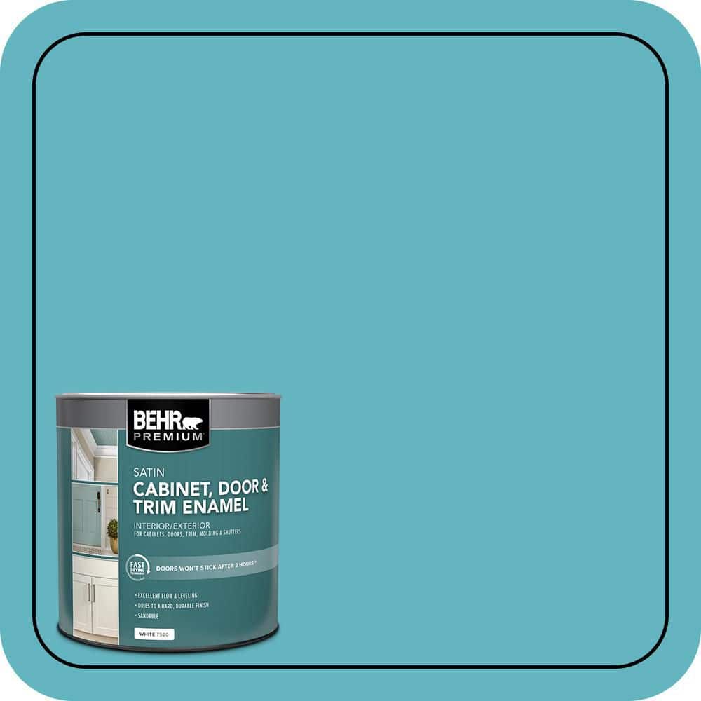 BEHR PREMIUM 1 qt. #MQ4-51 Adonis Satin Enamel Interior/Exterior Cabinet, Door & Trim Paint (1)