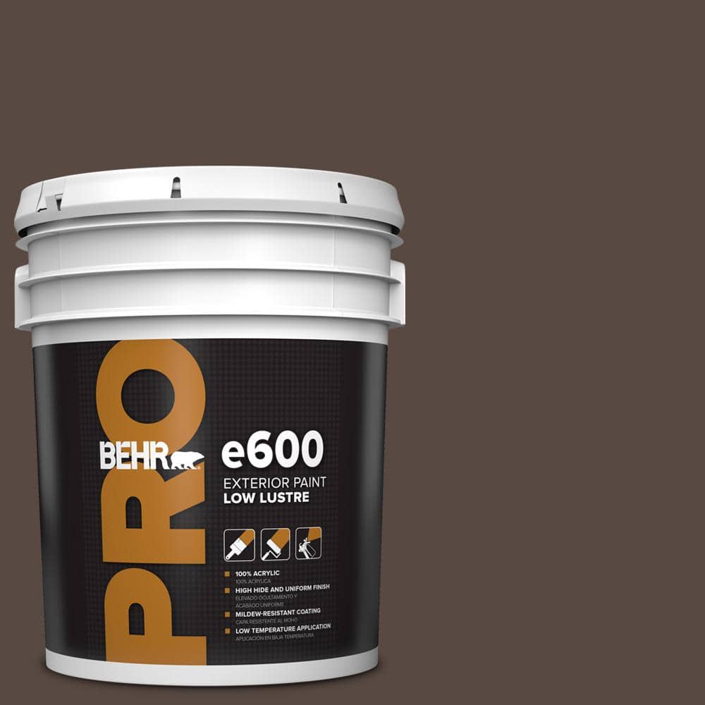 BEHR PRO 5 gal. #780B-7 Bison Brown Low Luster Exterior Paint