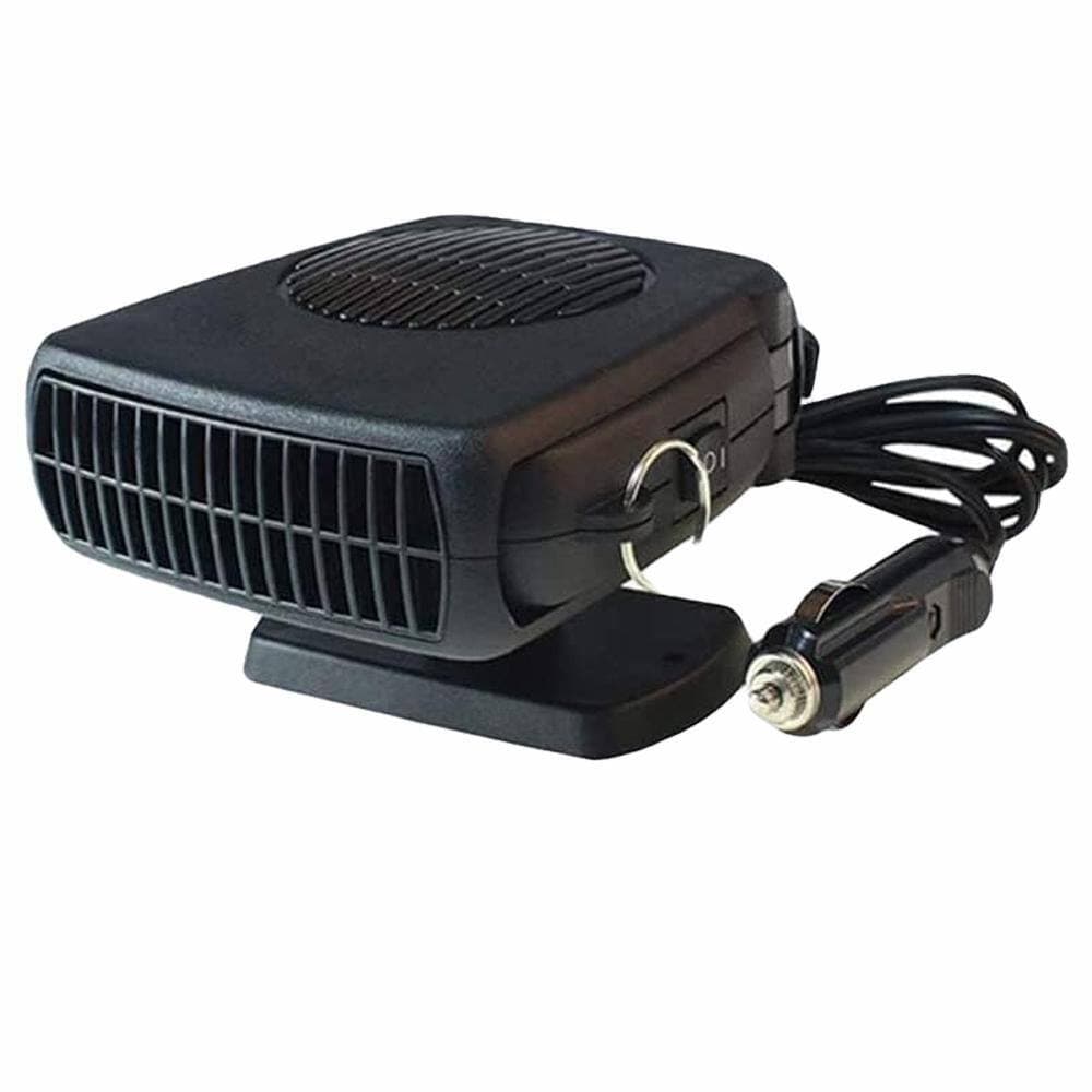 Unbranded Electric Car Heater and Fan, 12V 150W, 2-in-1 Defrost Defogger, 360° Rotation, Cigarette Lighter Plug, 1 Pack