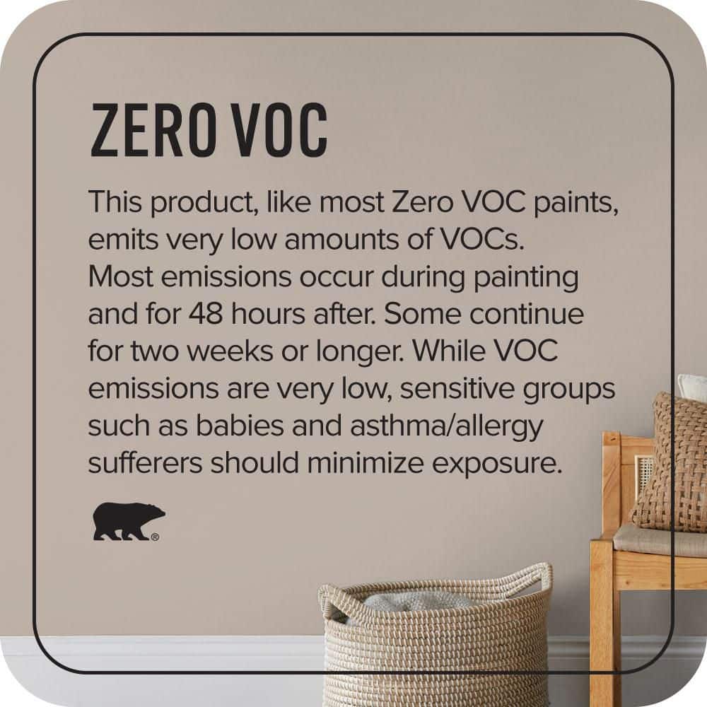 BEHR PREMIUM PLUS #N200-3 Nightingale Gray Enamel Low Odor & Primer (4)