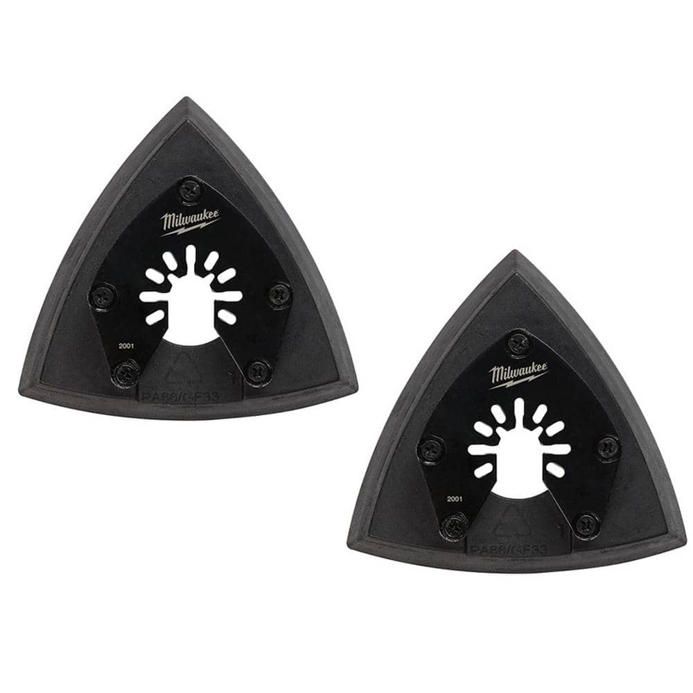 Milwaukee 3-1/2 in. Sandpaper Multi-Tool Oscillating Sanding Pad (2-Pack) (1)