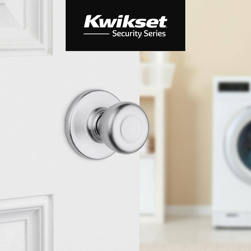 Kwikset Tylo Satin Chrome Hall/Closet Door Knob (2)