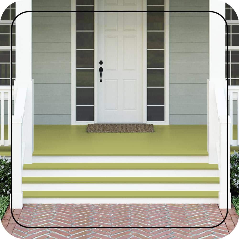 BEHR PREMIUM #P360-5 Textured Low-Lustre Enamel Interior/Exterior Porch and Patio Anti-Slip Floor Paint (2)