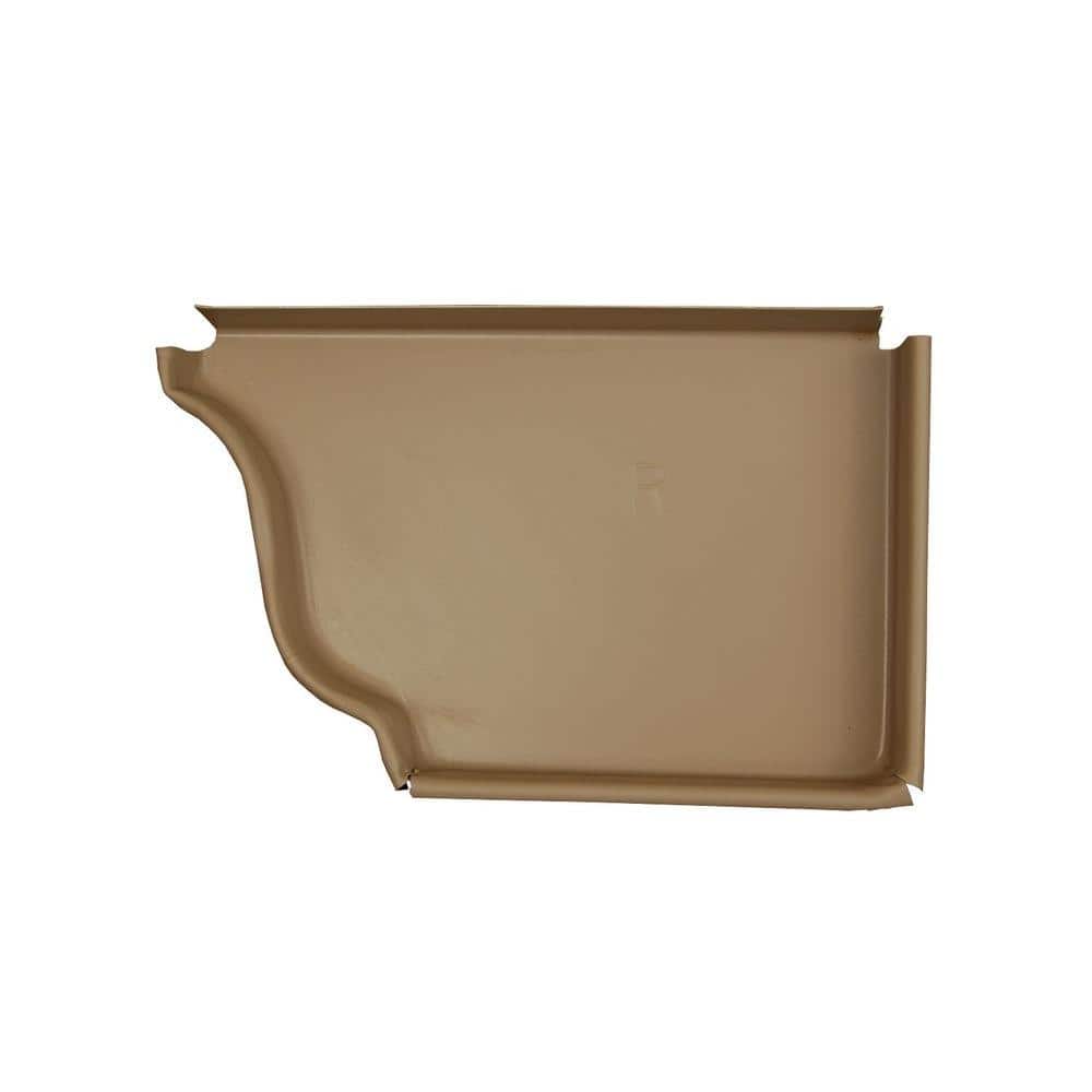 Amerimax 6 in. Savannah Wicker Aluminum Right End Cap