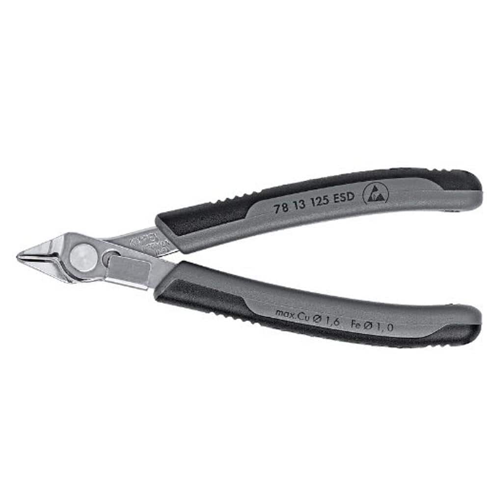 KNIPEX 5 in. Electronics Super-Knips-ESD with Comfort Grip