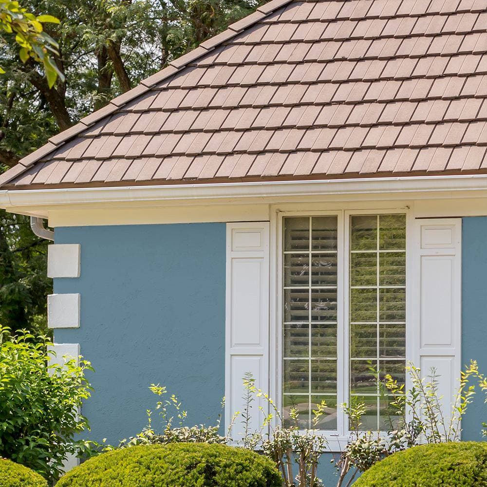 BEHR PREMIUM 5 gal. #560F-5 Bleached Denim Elastomeric Masonry, Stucco and Brick Exterior Paint (4)