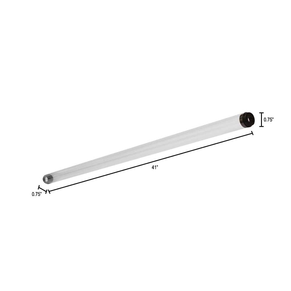 Metalux 4 ft. T8 Fluorescent Bulb Tube Guard with End Caps (3)