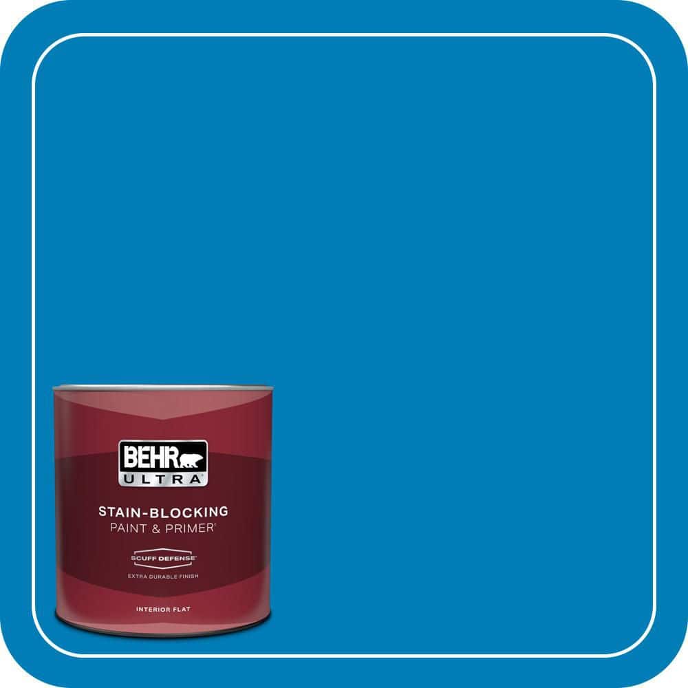 BEHR ULTRA 1 qt. #S-G-550 Artesian Water Extra Durable Flat Interior Paint & Primer
