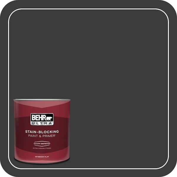 BEHR ULTRA 1 qt. #MQ5-05 Limousine Leather Extra Durable Flat Interior Paint & Primer (2)