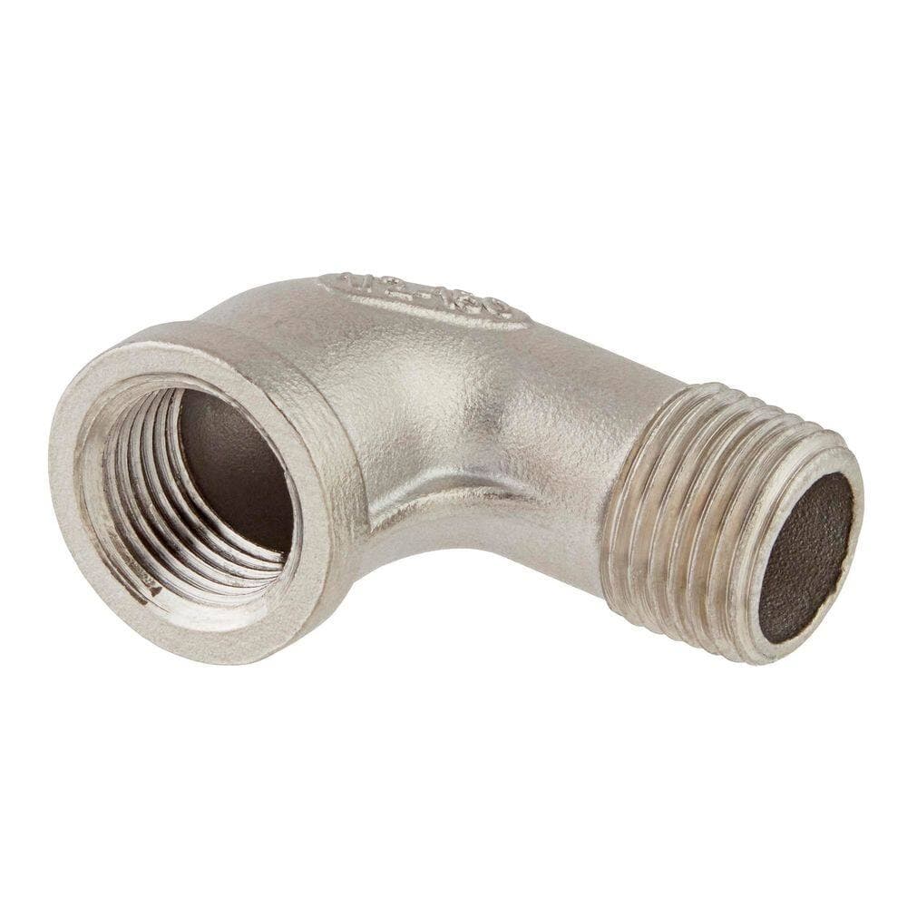 ProLine 1/2 in. MIP x 1/2 in. FIP Stainless Steel Street Elbow Fitting (4)