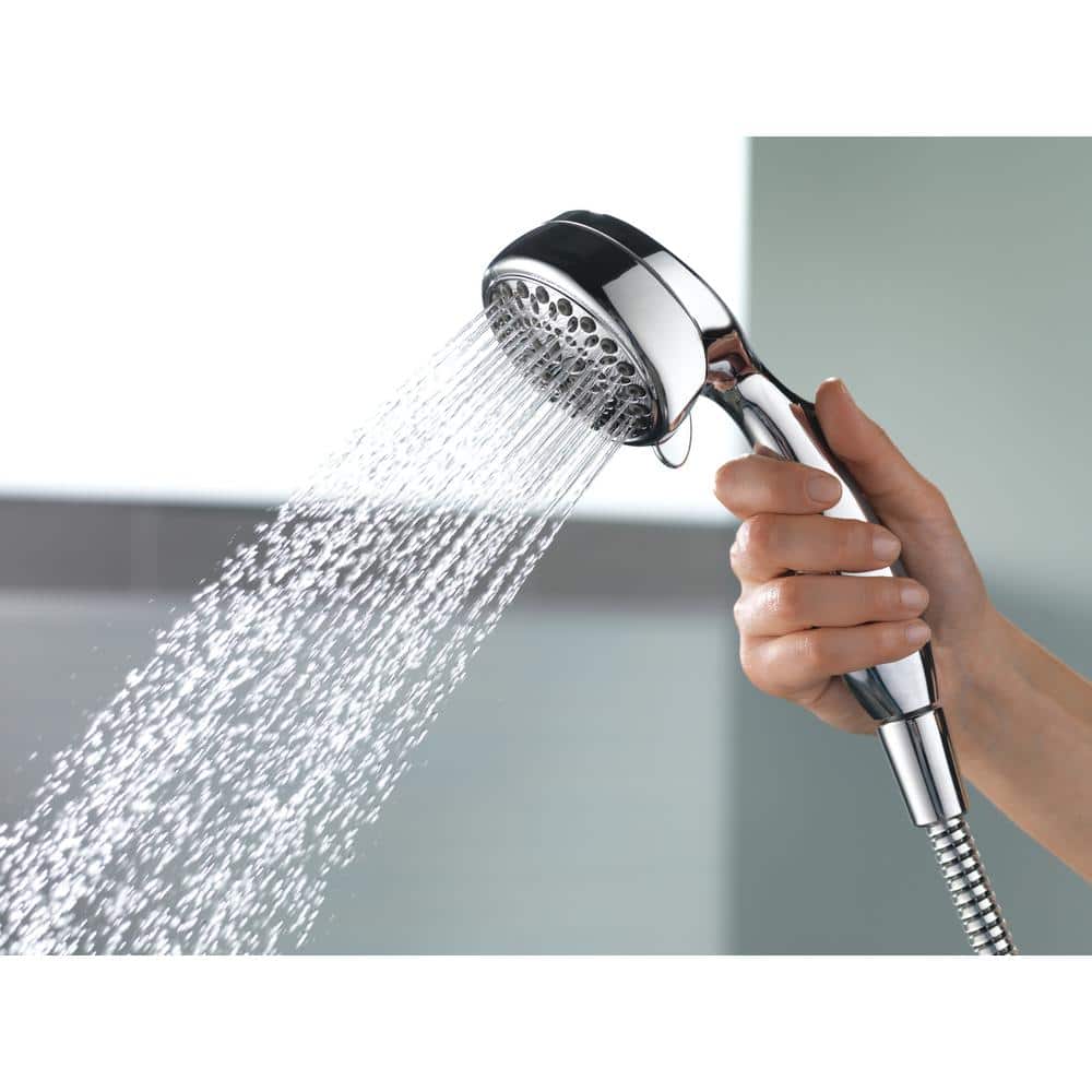 Delta 7-Spray Wall Mount Handheld Shower Head 1.8 GPM in Chrome (3)