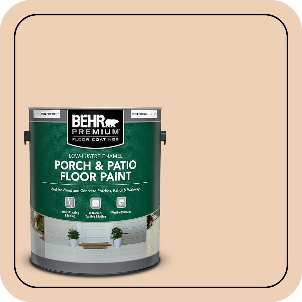 BEHR PREMIUM #260E-2 Low-Lustre Enamel Interior/Exterior Porch and Patio Floor Paint (1)