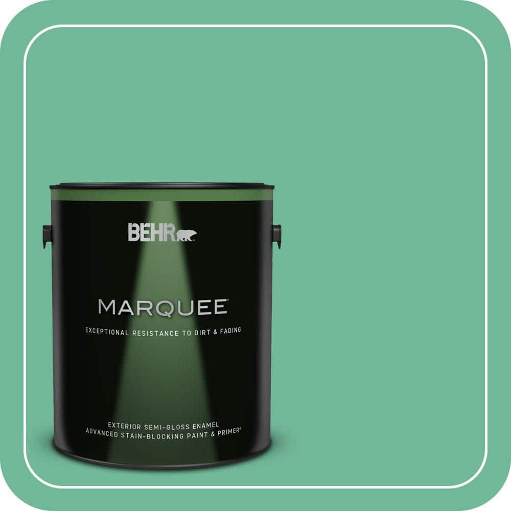 BEHR MARQUEE 1 gal. #MQ6-41 Farmers Market Semi-Gloss Enamel Exterior Paint & Primer