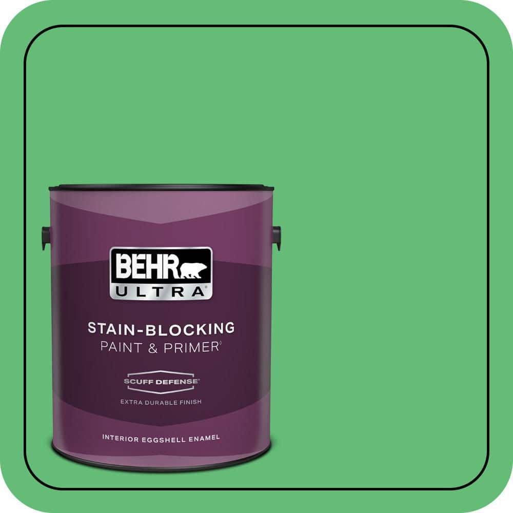 BEHR ULTRA 1 gal. #450B-5 Lady Luck Extra Durable Eggshell Enamel Interior Paint & Primer