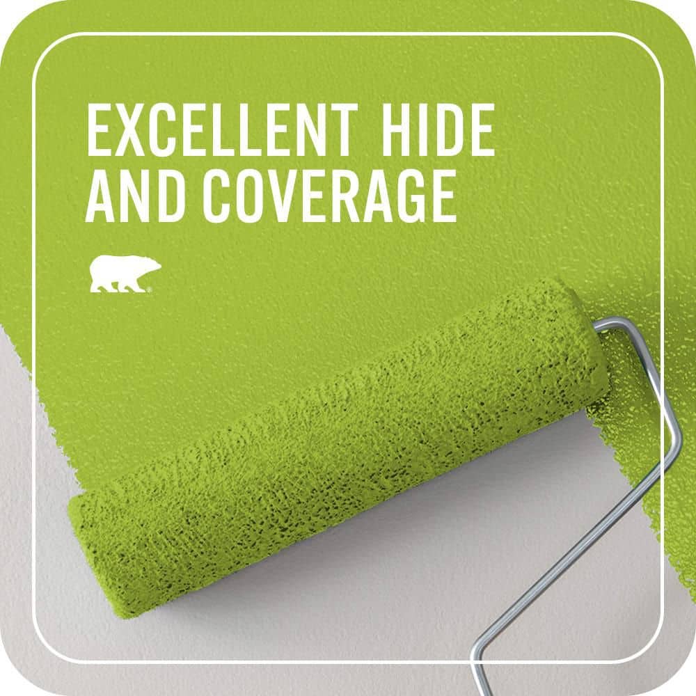 BEHR PREMIUM PLUS #S-G-410 Green Crush Interior/Exterior Paint & Primer Color Sample (4)