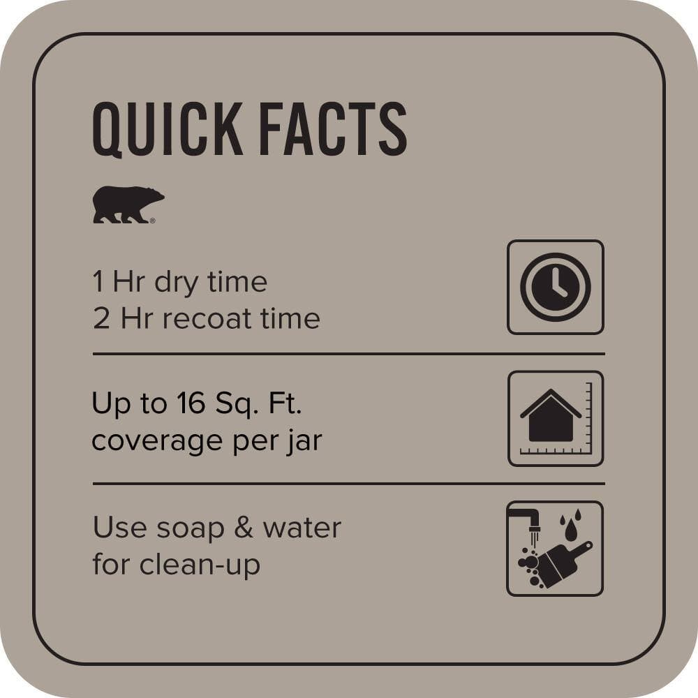 BEHR PREMIUM PLUS #ECC-18-1 Quail Ridge Enamel & Primer Color Sample (3)