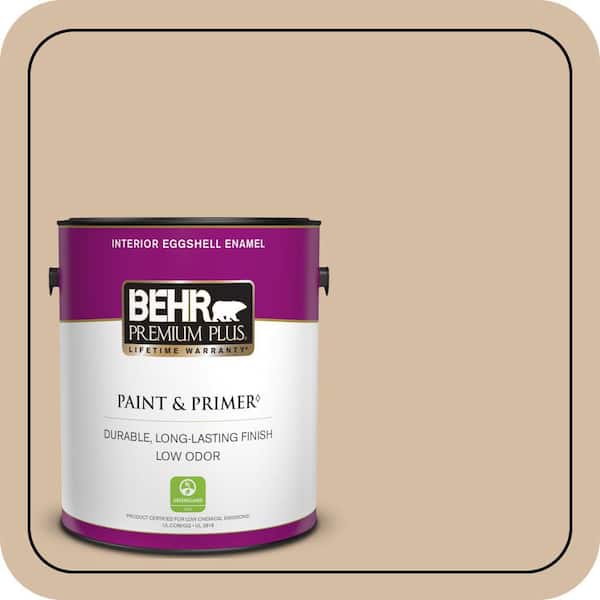 BEHR PREMIUM PLUS Home Decorators Collection #HDC-SM14-3 Concept Beige Flat Interior/Exterior Paint & Primer Color Sample (2)