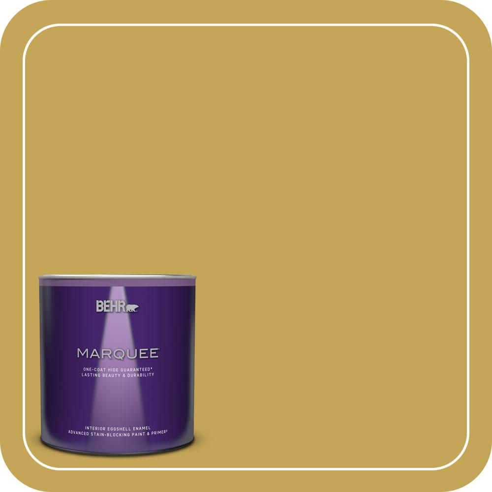 BEHR MARQUEE 1 qt. #PPU6-18 Lemongrass Eggshell Enamel Interior Paint & Primer (1)
