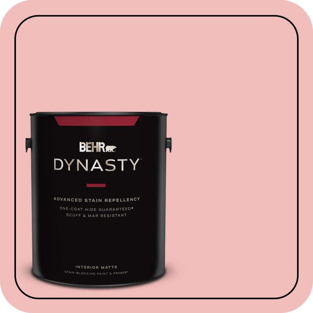 BEHR DYNASTY 1 gal. #CE-01 Alpenglow Matte Interior Stain-Blocking Paint & Primer
