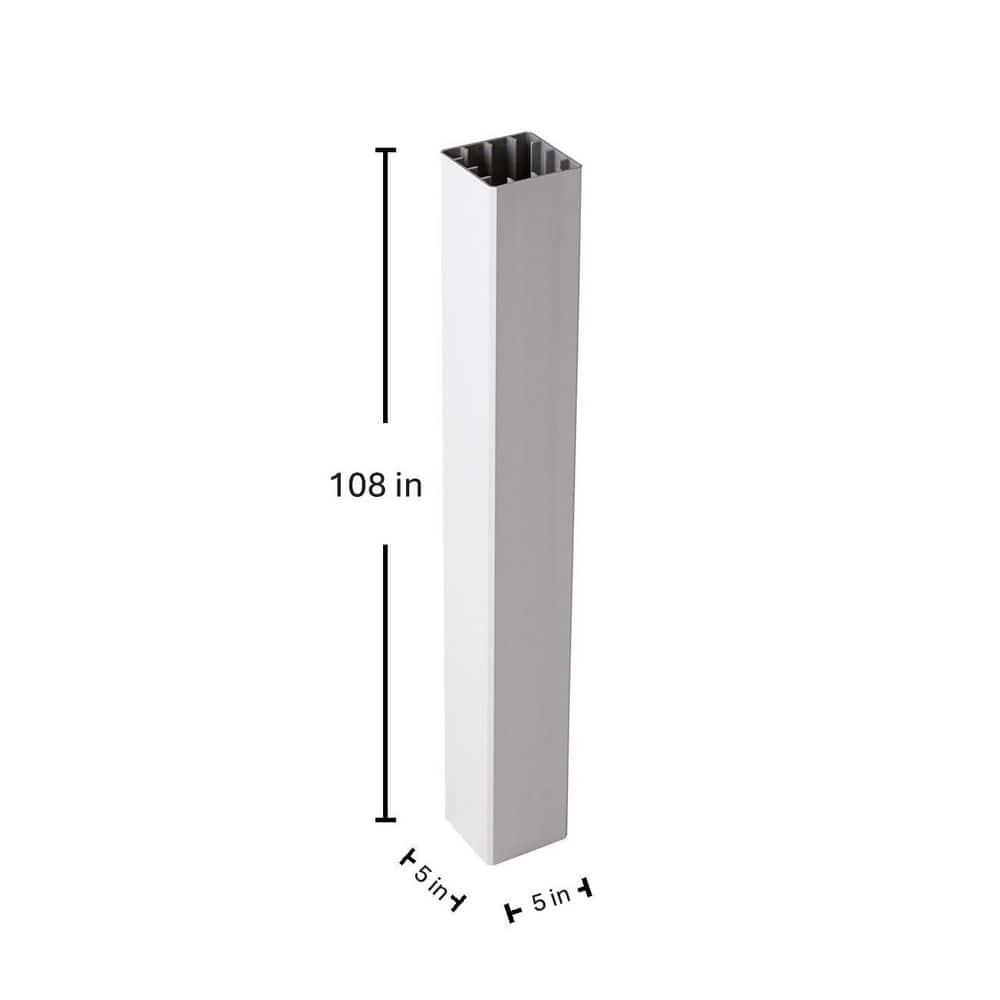 Fiberon CountrySide 5 in. x 5 in. x 108 in. Alpine Capped Composite Beveled Post Sleeve (3)