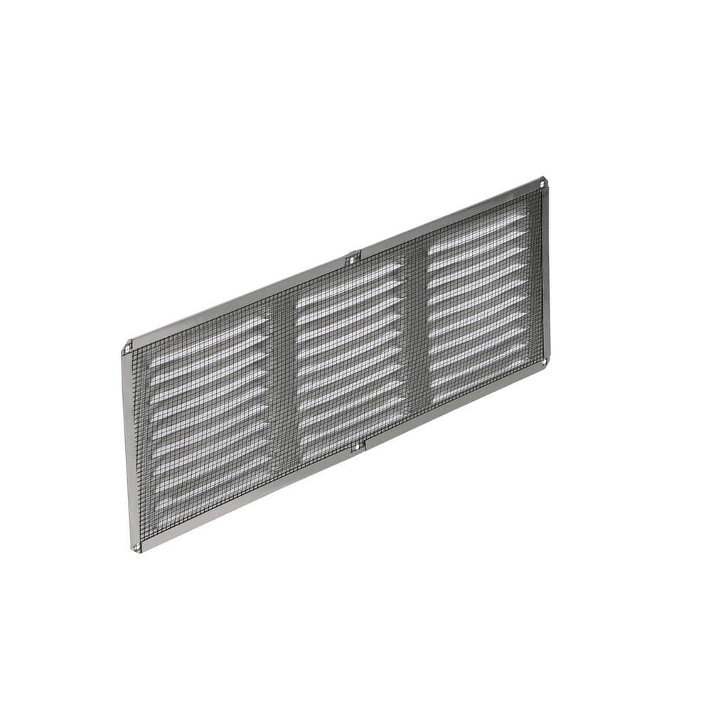 Air Vent 16 in. x 6 in. Rectangular Mill Finish Screen Included Aluminum Soffit Vent (3)