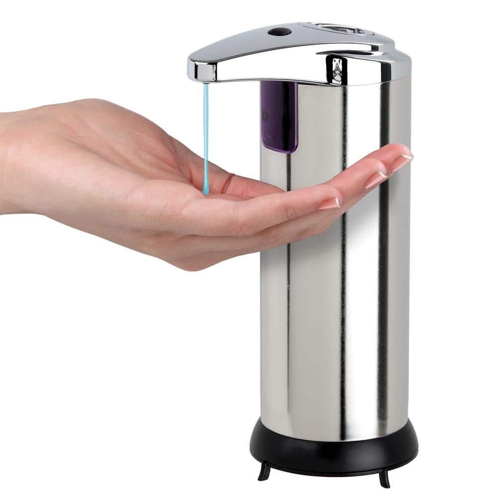 Better Living 8 oz. Touch-Free Soap/Lotion Dispenser in Stainless-Steel (3)