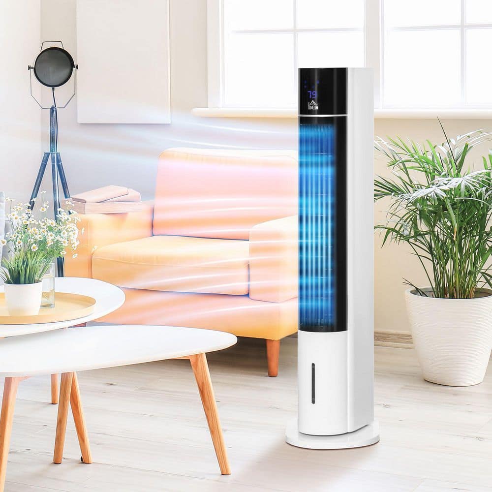 Tahanbath 41 in. Portable Cooler Air Conditioner for Home Office, 3-In-1 Evaporative Ice Cooling, Timer, Tower Fan LED (3)