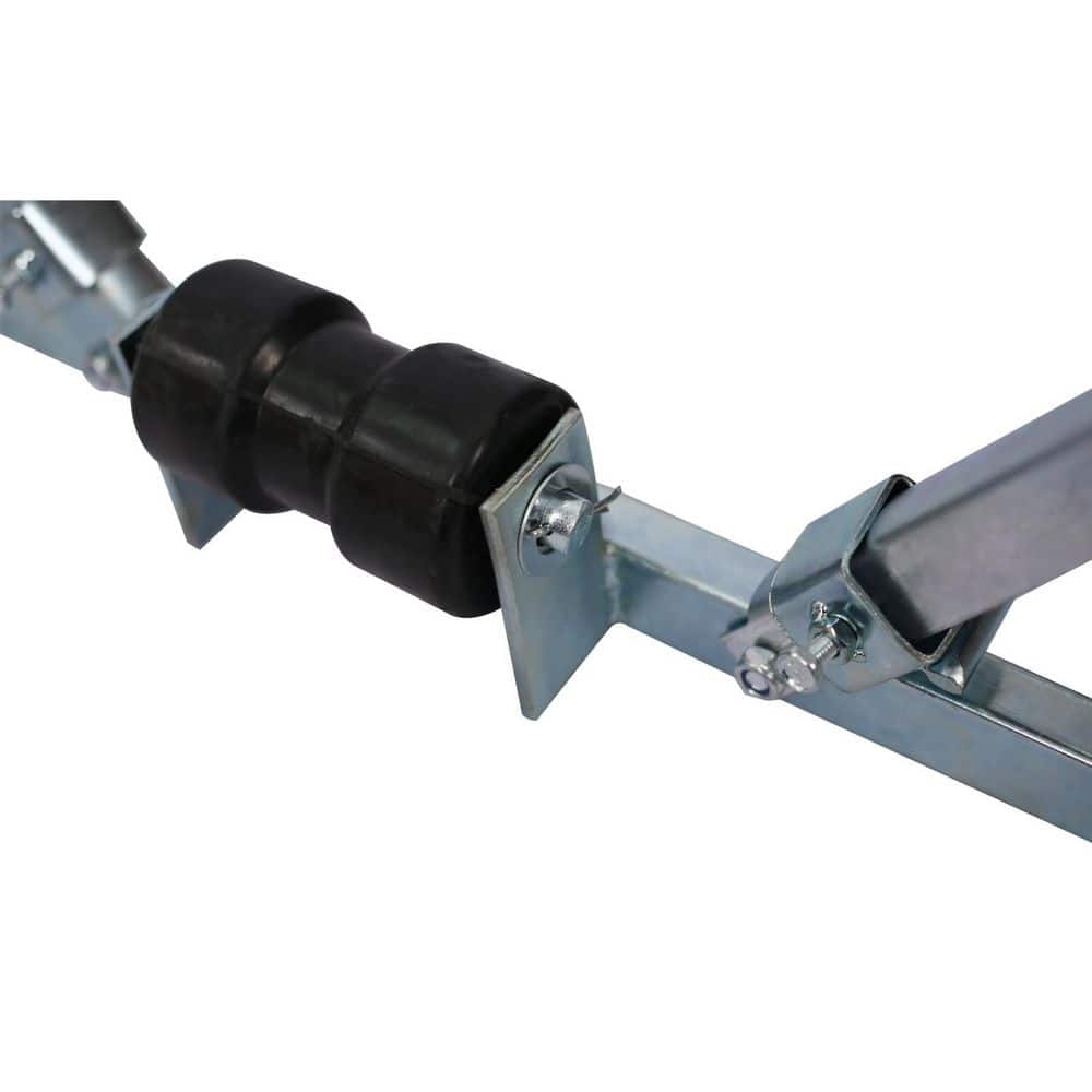 Tatayosi Steel Boat Trailer Bottom Support Bracket with Keel Rollers capacity 1760 lbs. Silver (3)