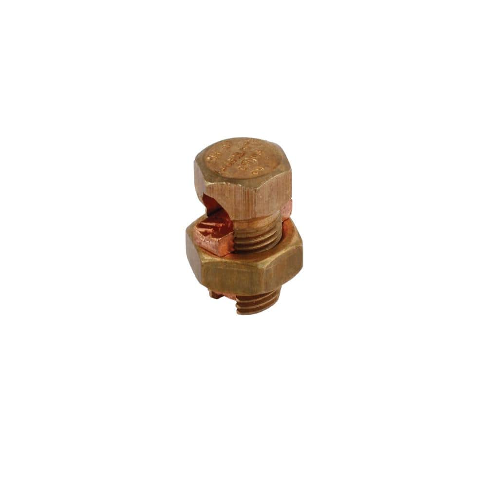Commercial Electric 8 AWG to 4 AWG Copper Split Bolt (3)
