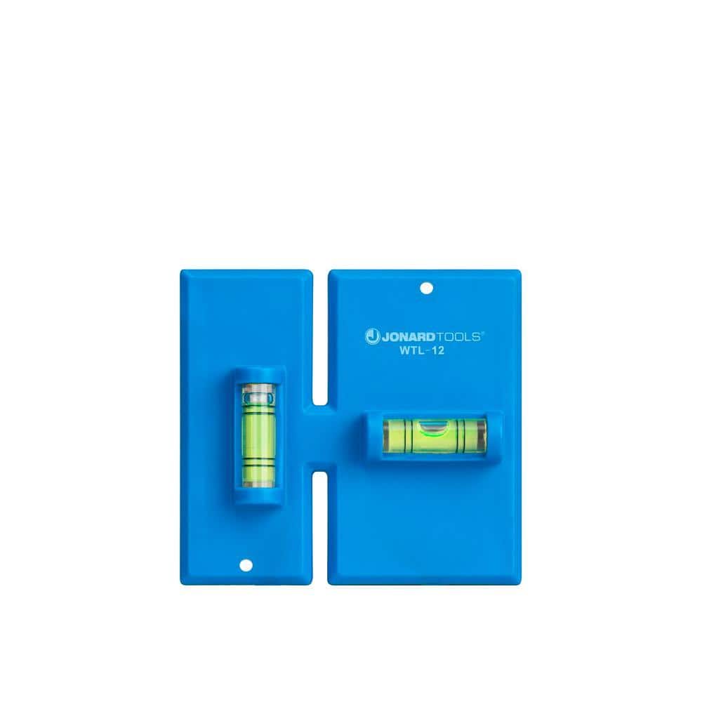 Jonard Wall Box Template and Level for Non-Metallic Boxes, 1-Gang and 2-Gang (1)