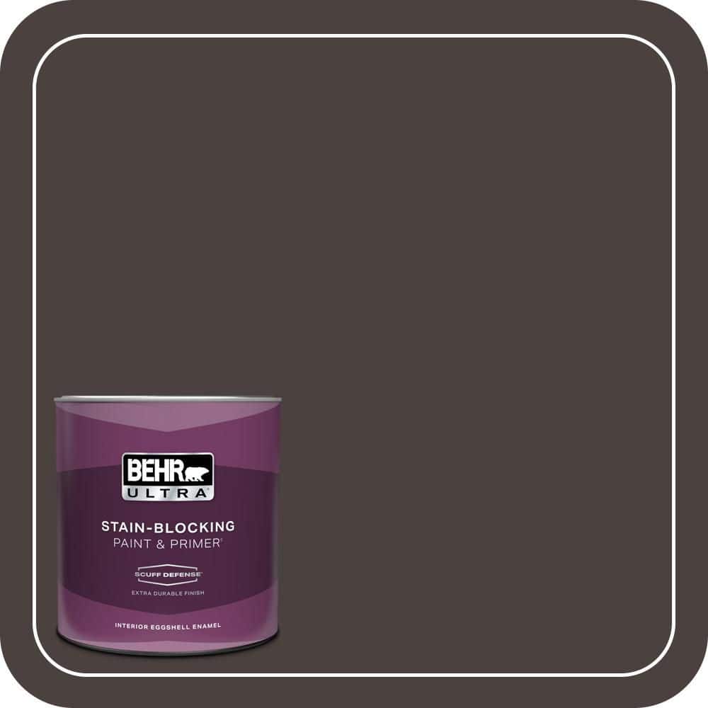 BEHR ULTRA 1 qt. #PPU5-20 Sweet Molasses Extra Durable Eggshell Enamel Interior Paint & Primer