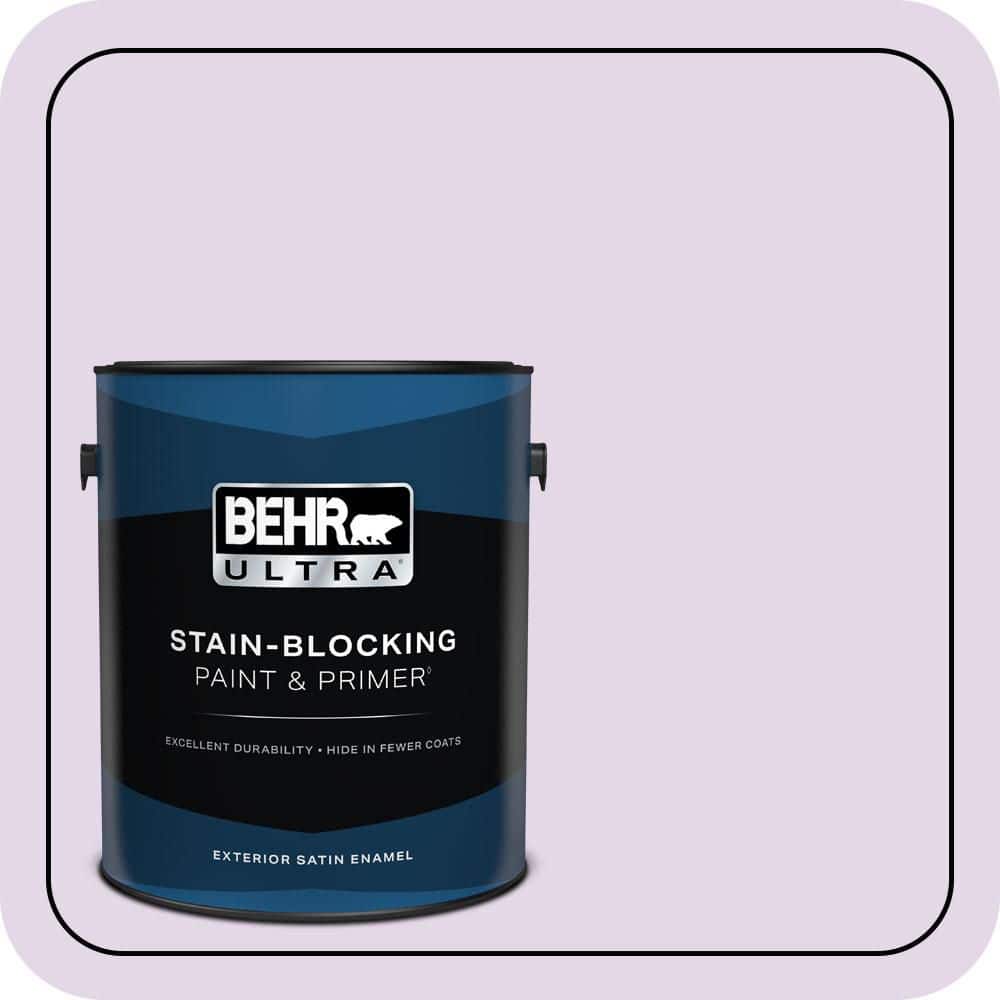 BEHR ULTRA 1 gal. #660A-2 Chateau Rose Satin Enamel Exterior Paint & Primer