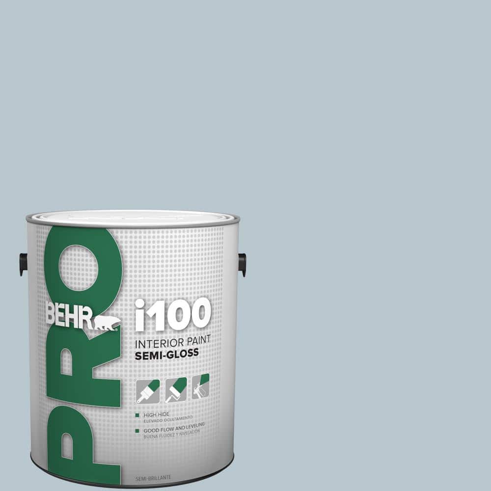 BEHR PRO 1 gal. #560E-3 Silver Strand Semi-Gloss Interior Paint