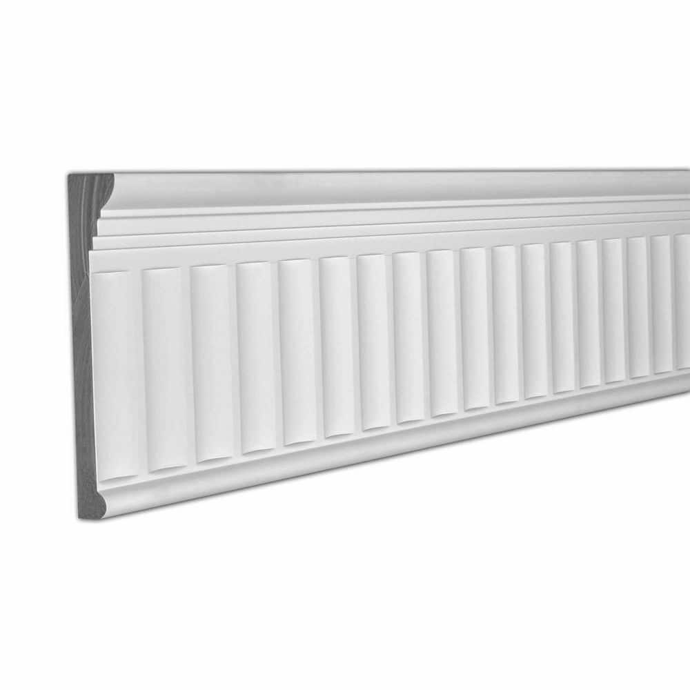 American Pro Decor 1-3/8 in. x 7-3/4 in. x 96 in. Decorative Polyurethane Panel Moulding Pro Pack 16 LF (2-Pack) (1)