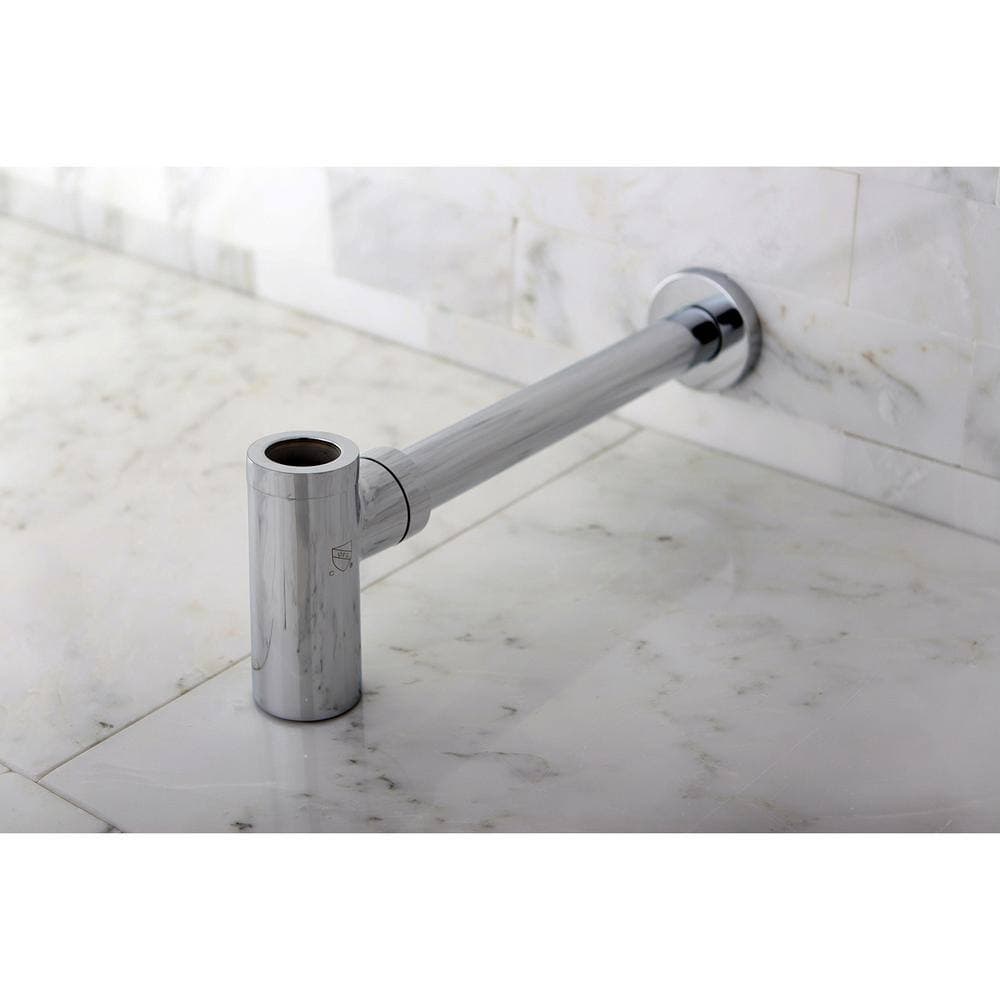Kingston Brass Modern Decorative 1-1/4 in. Brass P-Trap in Chrome (3)