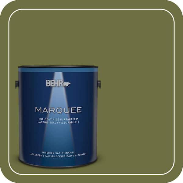 BEHR PREMIUM PLUS #M340-7 Classic Avocado Flat Low Odor & Primer (3)