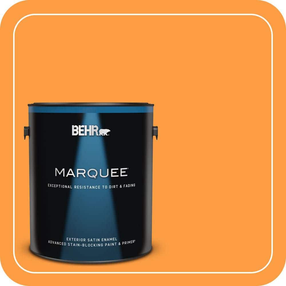 BEHR MARQUEE 1 gal. #P240-6 Exotic Blossom Satin Enamel Exterior Paint & Primer