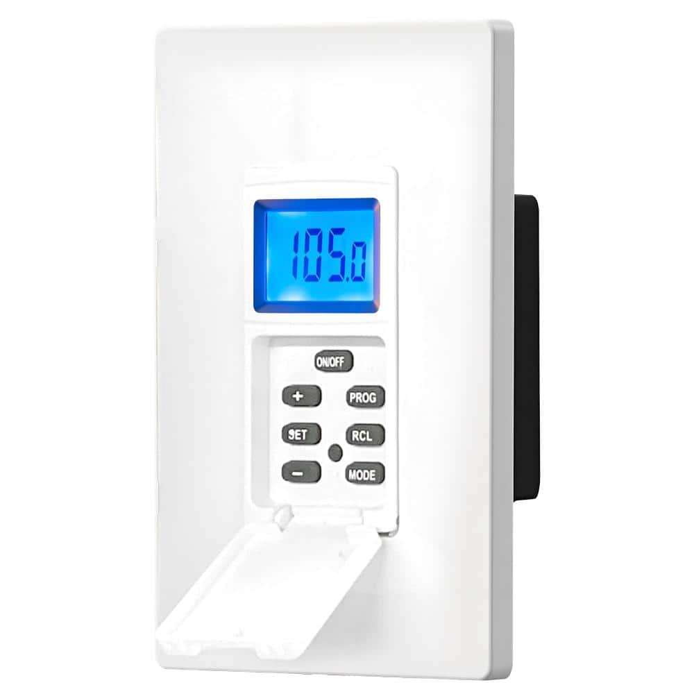 DEWENWILS 15A Indoor in Wall Timer Switch for Light, DST RDM Mode, Countdown Timer, Programmable Digital Switch Timer (1)