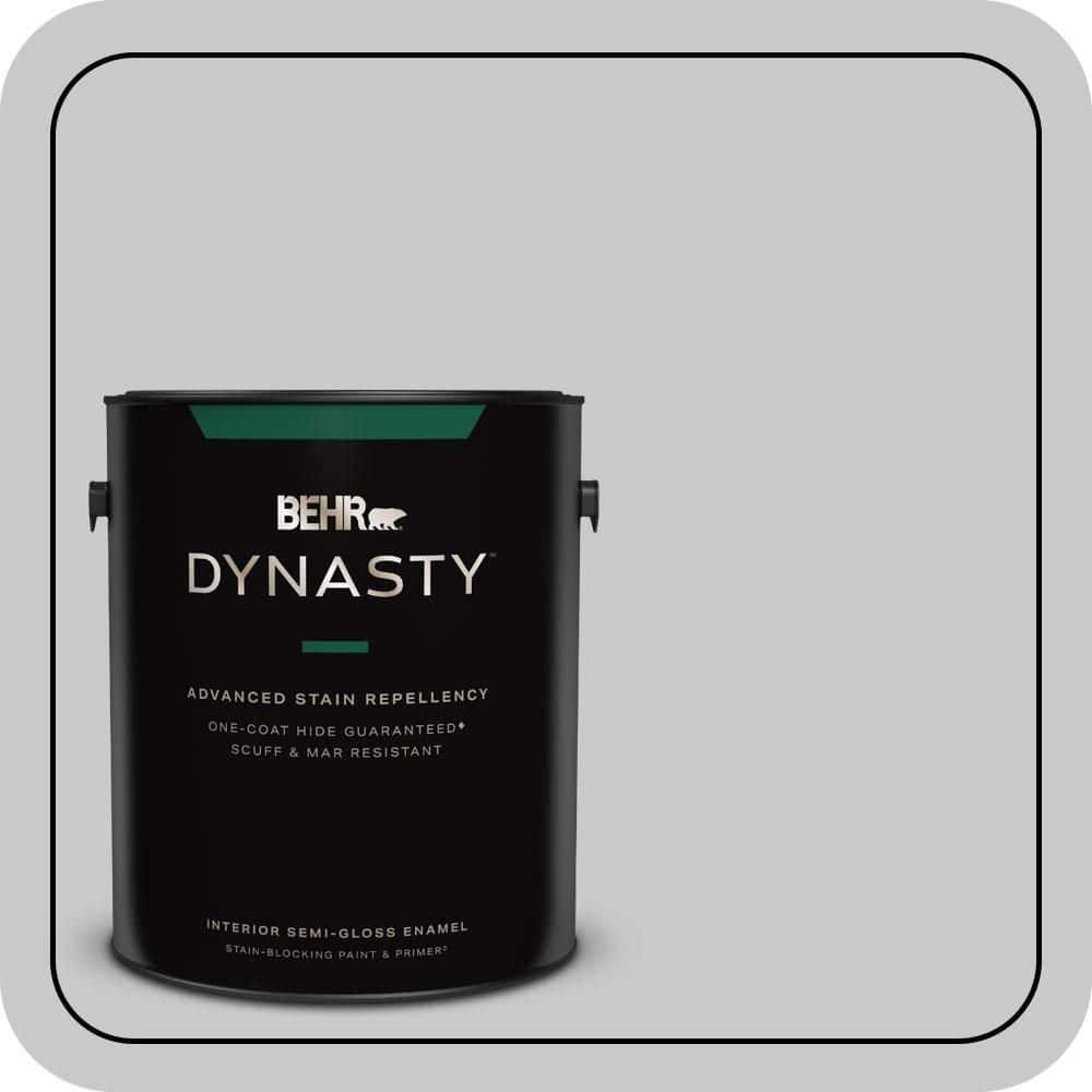 BEHR DYNASTY 1 gal. #PPU26-17 Fast as the Wind Semi-Gloss Enamel Interior Stain-Blocking Paint & Primer